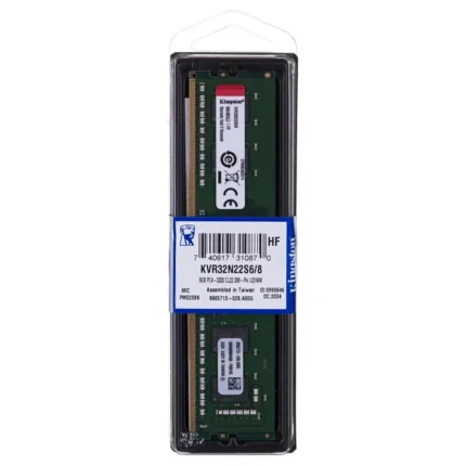 Kingston 8GB DDR4 3200MHz Desktop Ram -KVR32N22S8/8 PC4-3200 CL22 (3YW)
