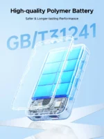 UGREEN 20W 10000Mah Power Bank with Built-in Cable - PB526 - 75161B -(1YW) - Image 7