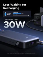 UGREEN 20000mAh 30W Fast Charging Power Bank – PB532 – 55989B –(1YW) - Image 2