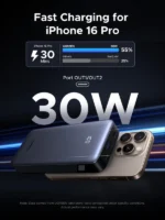 UGREEN 20000mAh 30W Fast Charging Power Bank – PB532 – 55989B –(1YW) - Image 3