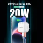 UGREEN 20W Type-C PD Fast Charger With MFI Type-C to Lightning 1 Meter Cable Set – CD137 – 70297 –(1YW) - Image 2