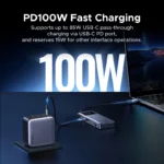UGREEN 7 in 1 Uno Series Type-C Hub (1x HDMI, 1x USB-C Data, 3x USB-A Data, 1x RJ45 Ethernet, and 1x USB-C PD) CM888 – 45155 –(1YW) - Image 2