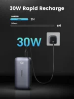 UGREEN 10000mAh 30W Two-way Fast Charging Power Bank - 25185 - PB502 -(1YW) - Image 3