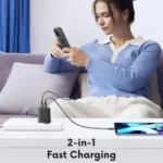 UGREEN 20W Type-C + USB A Port Fast Charger UK Pin (Black)- X227 – 45304 –(1YW) - Image 3