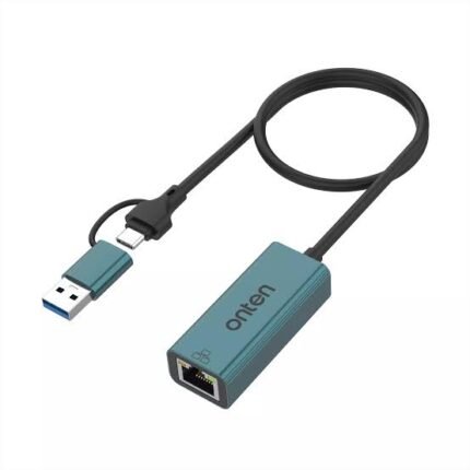 onten USB-A & USB-C to Ethernet Adapter (USB to RJ45) RJ45 100M OTN-UE106 (6MW)