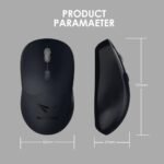 Alcatroz Airmouse Duo 6R Wireless Silent Rechargeable Mouse (Dual mode-2.4G/ Bluetooth 5.4 ) - INDIGO (1YW) - Image 10