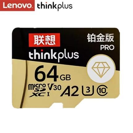 Lenovo Thinkplus 64GB A2 V30 U3 Class 10 Micro SD Memory Card PRO Version up to 130MB/s (3YW)