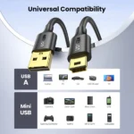 UGREEN 3 Meter USB 2.0 A Male to Mini 5 Pin Male Cable - 10386 - (18MW) - Image 6