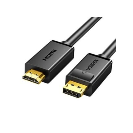 UGREEN 5 Meter 4K 30Hz DP Male to HDMI Male Cable – DP101 -10204 – (18MW)